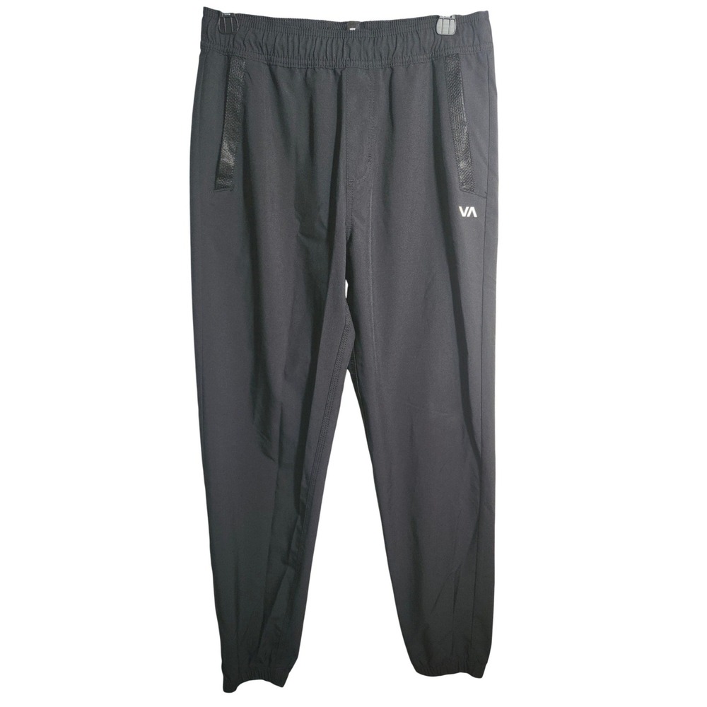 RVCA VA Sport Mens Black Jogger Training Pants Size S 23A1202400